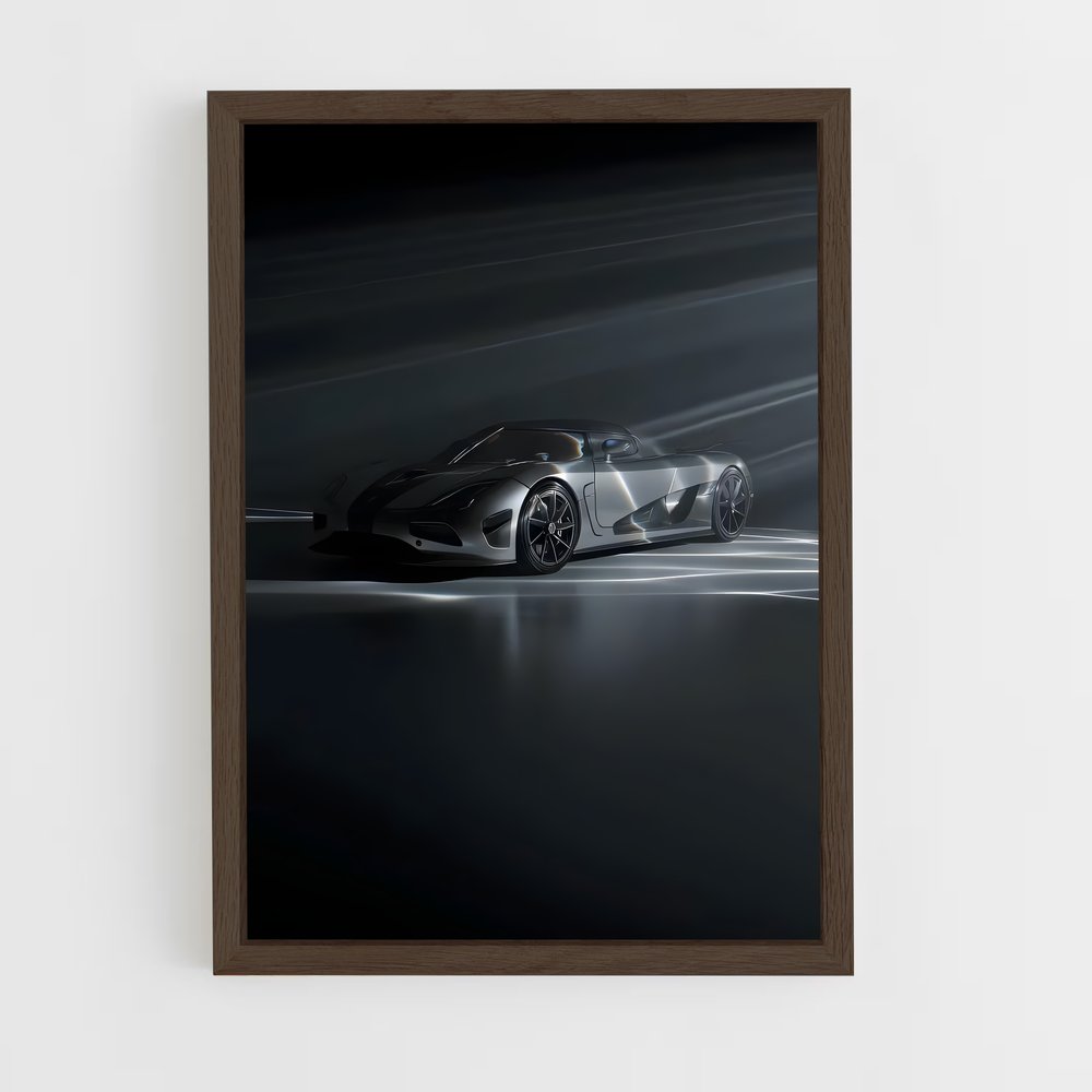 Poster Agera Noir – affiche Koenigsegg (vue 5)